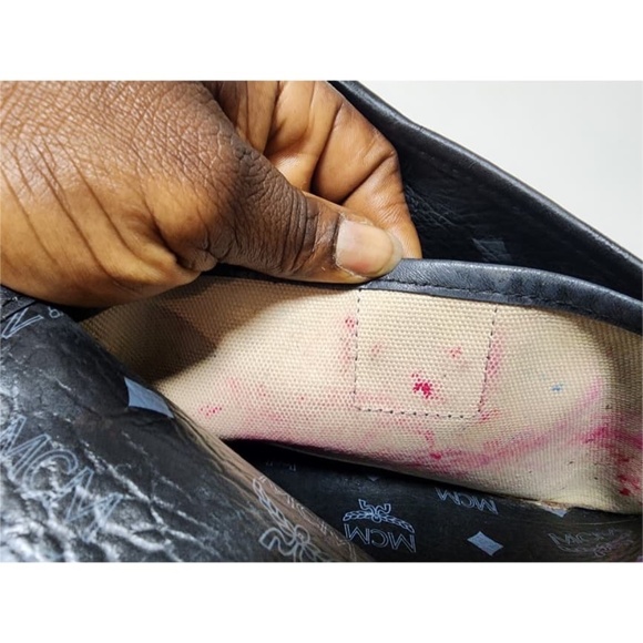 Authentic MCM Visestos Shopping Tote Bag Black/Grey - Picture 12 of 14